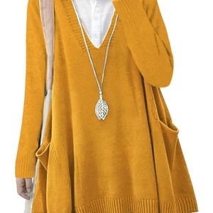 New long fun summer sweater ginger!